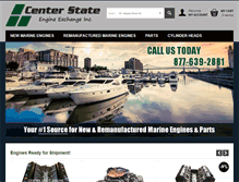 Tablet Screenshot of centerstateengine.com